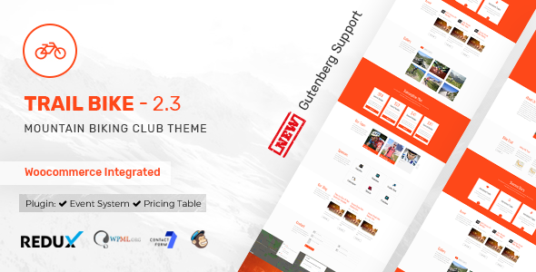 Trail Bike WP - WordPress Mountain Biking Club Theme