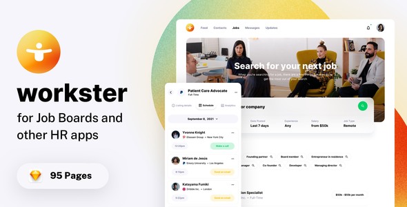 Workster - UI kit for Job Boards