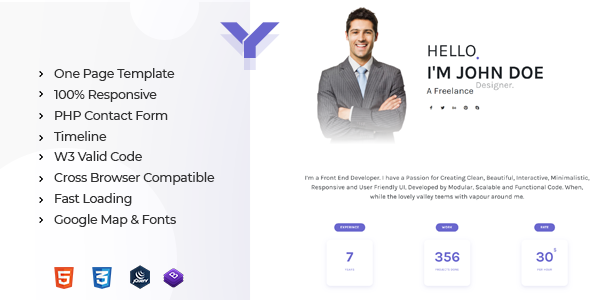 Yotta - Personal Portfolio Template