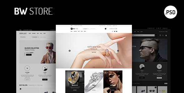 BW Store eCommerce | PSD Template