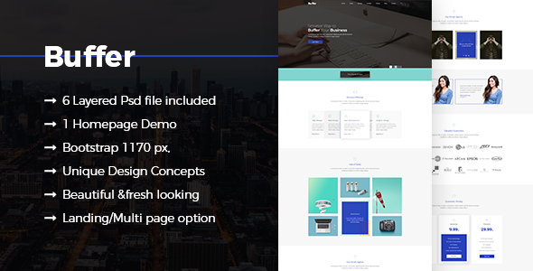Buffer - Corporate Business Template product preview