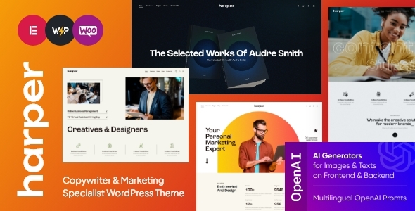 Harper -  Digital Marketing Agency WordPress Theme