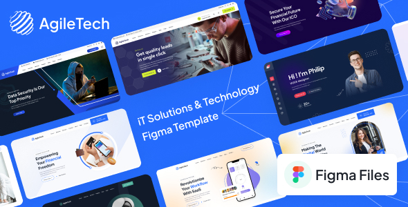 Agiletech - IT Solutions & Technology Multi-purpose Figma Template