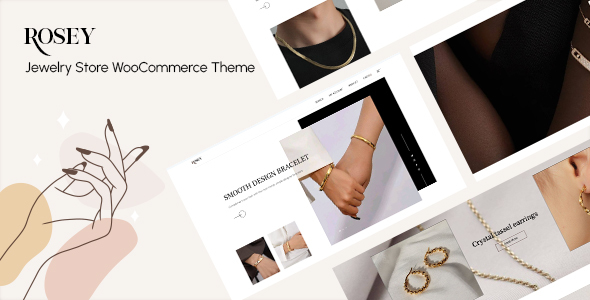 Rosey – Jewelry Store WooCommerce WordPress Theme with AI