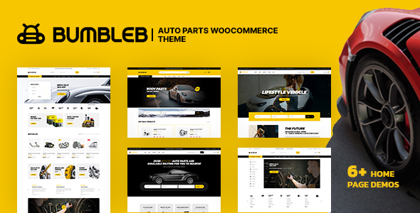 Preview image for Bumbleb – Auto Parts WooCommerce WordPress Theme with AI