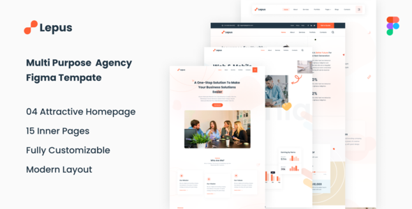 Lepus - Multipurpose Agency Figma Template