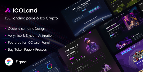ICOLand | ICO Landing Page