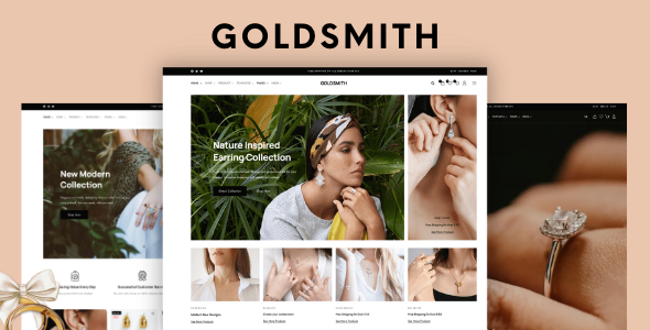 Product preview supplied for GoldSmith - Jewelry Store WooCommerce Elementor Theme