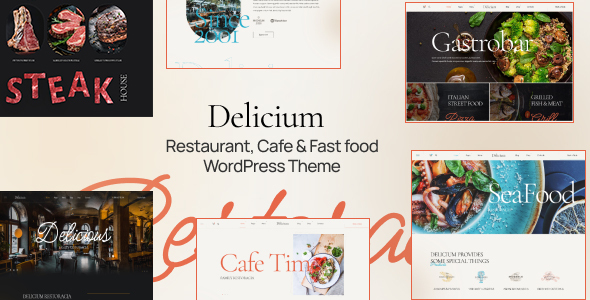Delicium | Fast Food & Cafe WordPress Theme