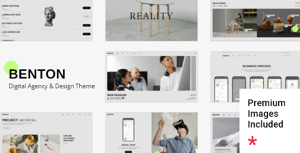 Benton - Digital Agency WordPress Theme