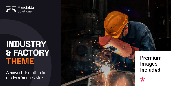 Manufaktur Solutions - Industry and Factory WordPress Theme