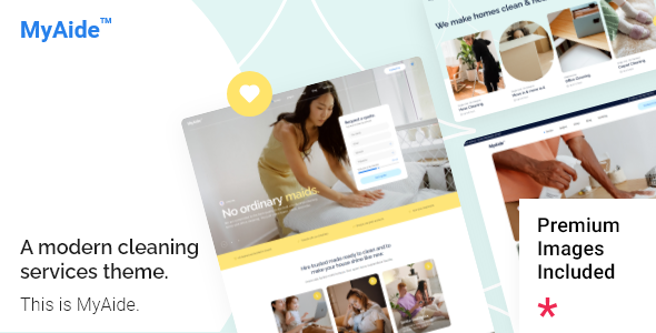 MyAide - Cleaning Services WordPress Theme
