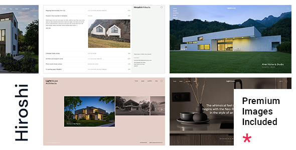Hiroshi - Architecture and Interior Design WordPress Theme