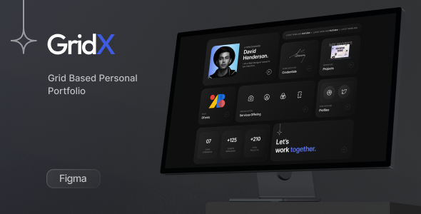 Gridx - Personal Portfolio Figma Template