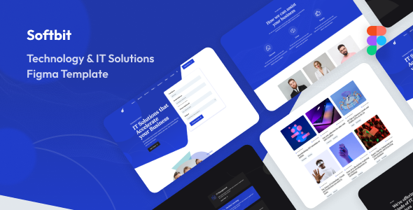Softbit - Technology & IT Solutions Figma Template