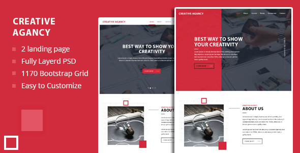 Preview image for Creative Agency PSD Template