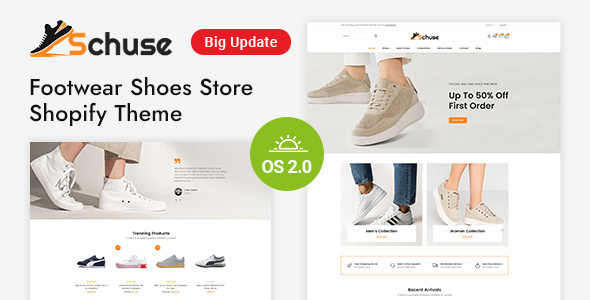 Schuse - Footwear Shoes Store Shopify 2.0 Responsive Theme