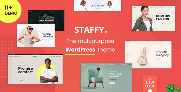 Staffy - The Responsive Multipurpose WordPress eCommerce Theme listing image