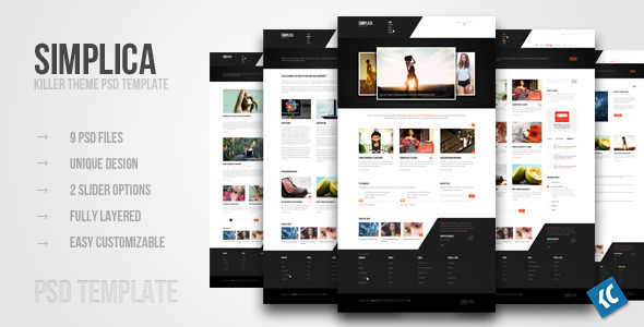 SIMPLICA | Another killer theme PSD template