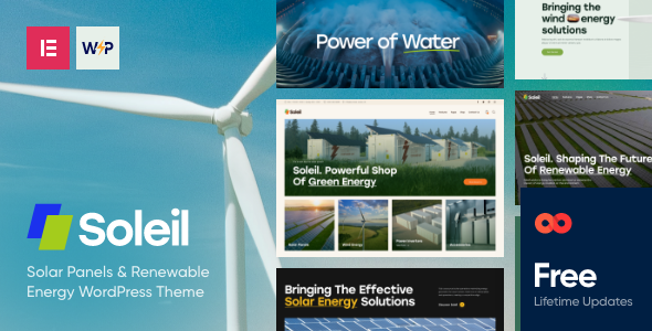 Soleil - Solar Panels WordPress Theme + Online Store