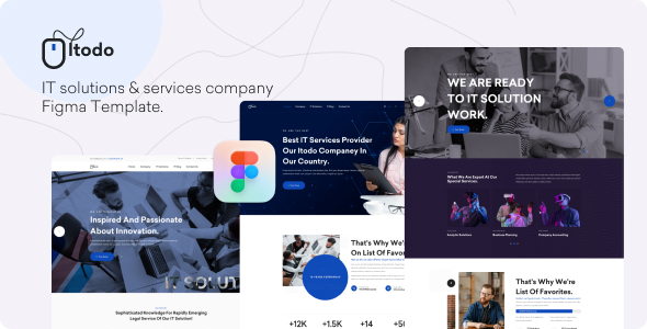 Itodo - IT solutions & services company Figma Template