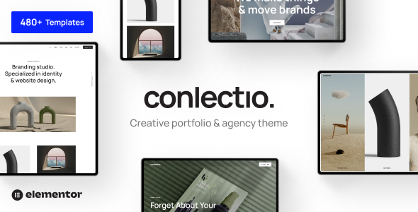 Conlectio – A Creative Mimimal Portfolio & Agency WordPress Theme product preview