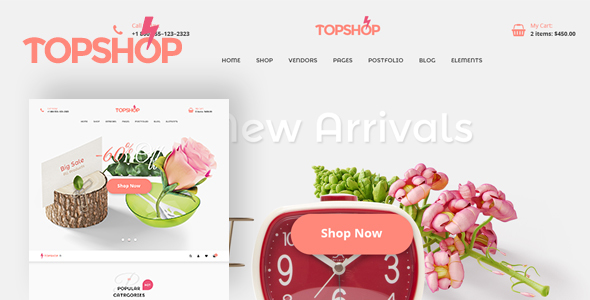 Topshop eCommerce PSD Temp