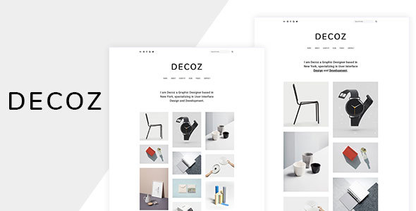Decoz - Minimal Portfolio & Photography HTML