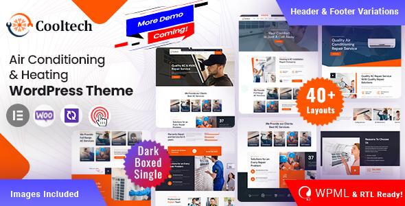 Cooltech - Air Conditioning WordPress Theme