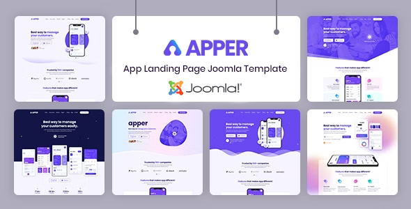APPER – App Landing Page Joomla 6 Template