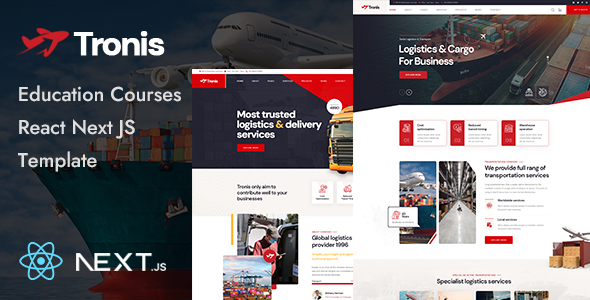 Tronis - Transport & Logistics React Next Template