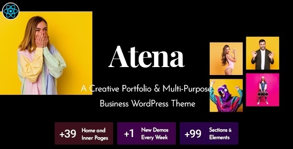 Atena - Personal Portfolio React/NextJS Template
