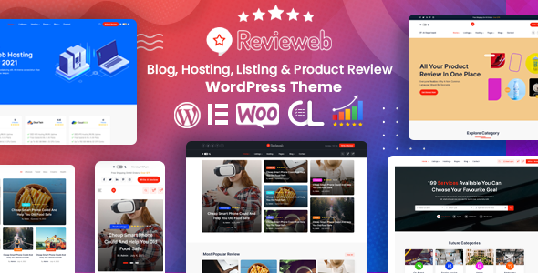 Preview image for Revieweb - Review WordPress Theme