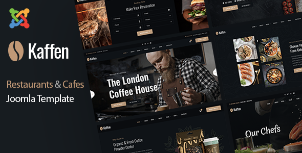 Kaffen - Restaurant Joomla 6 Template | Coffee Shop