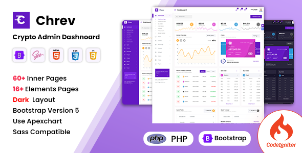 Chrev - Codeigniter Admin Dashboard Template