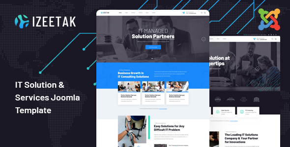 Izeetak - IT Solutions & Services Joomla 6 Template