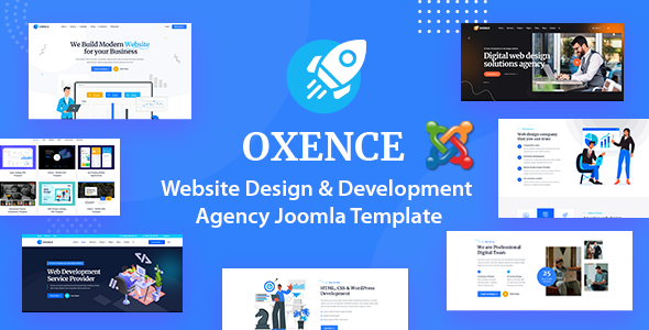 Oxence - Web Design Agency Joomla 6 Template