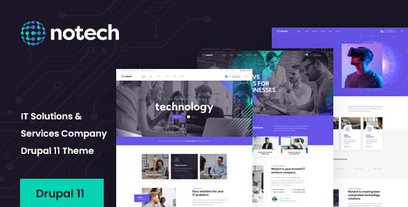 Notech - IT Solutions & Services Drupal 11.3 Theme