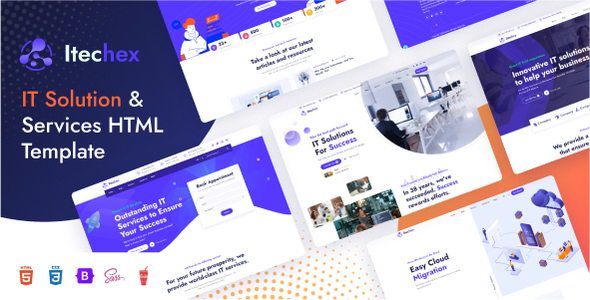 Itechex - IT Solution & Services HTML Template