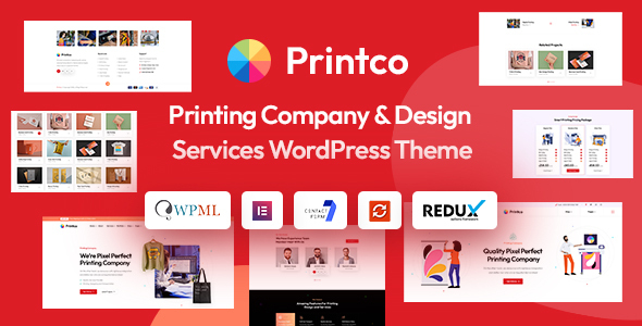 Preview image for Printco - Printing Services WordPress Theme