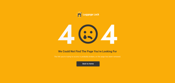 Luggage Lock - Elementor Template Kit