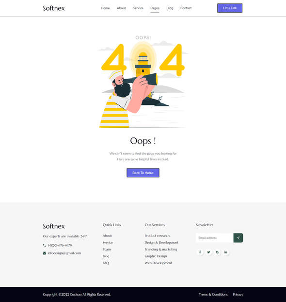 Softnex - Digital Marketing Agency Elementor Template Kit