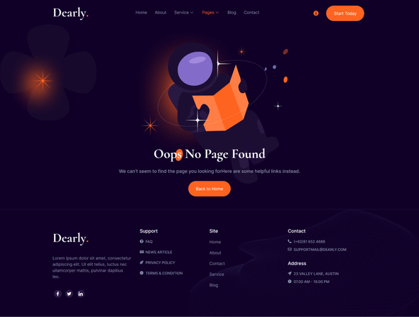 Dearly - Digital Marketing Agency Elementor Template Kit