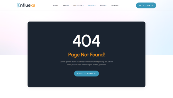 Influexa - Influencer Marketing Agency Elementor Template Kit