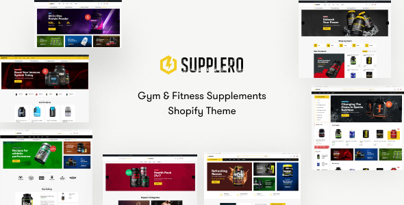 Product preview supplied for Ap Supplero - Gym & Fitness Supplements Shopify Theme
