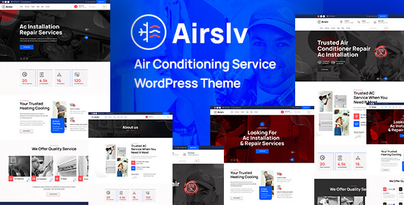 Airslv - Heating & Air Conditioning WordPress Theme listing image