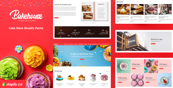 Bakehouse - Cake Shop Shopify 2.0 Theme
