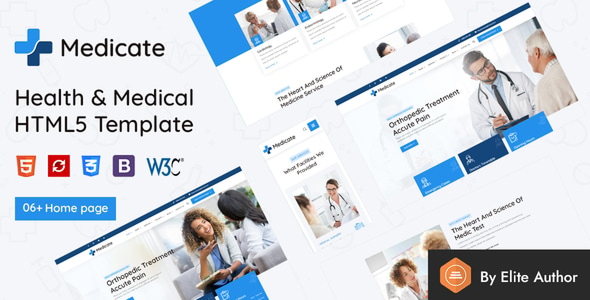 Medicate – Health & Medical HTML Template