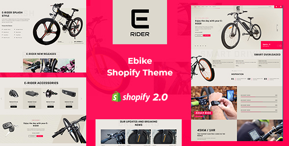 Product preview supplied for Ezyrider - Single Product Shop Shopify Theme