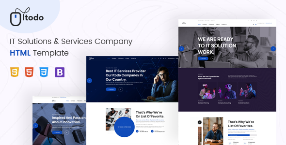 IT Solutions, IT Company and IT Technology HTML Template | IT Services Website - Itodo